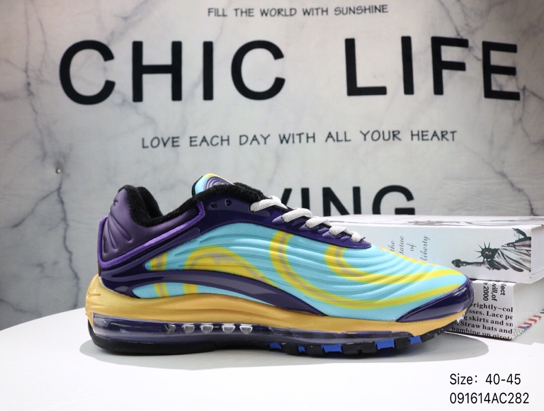 Nike Air Max 99 Blue Yellow Black Shoes - Click Image to Close